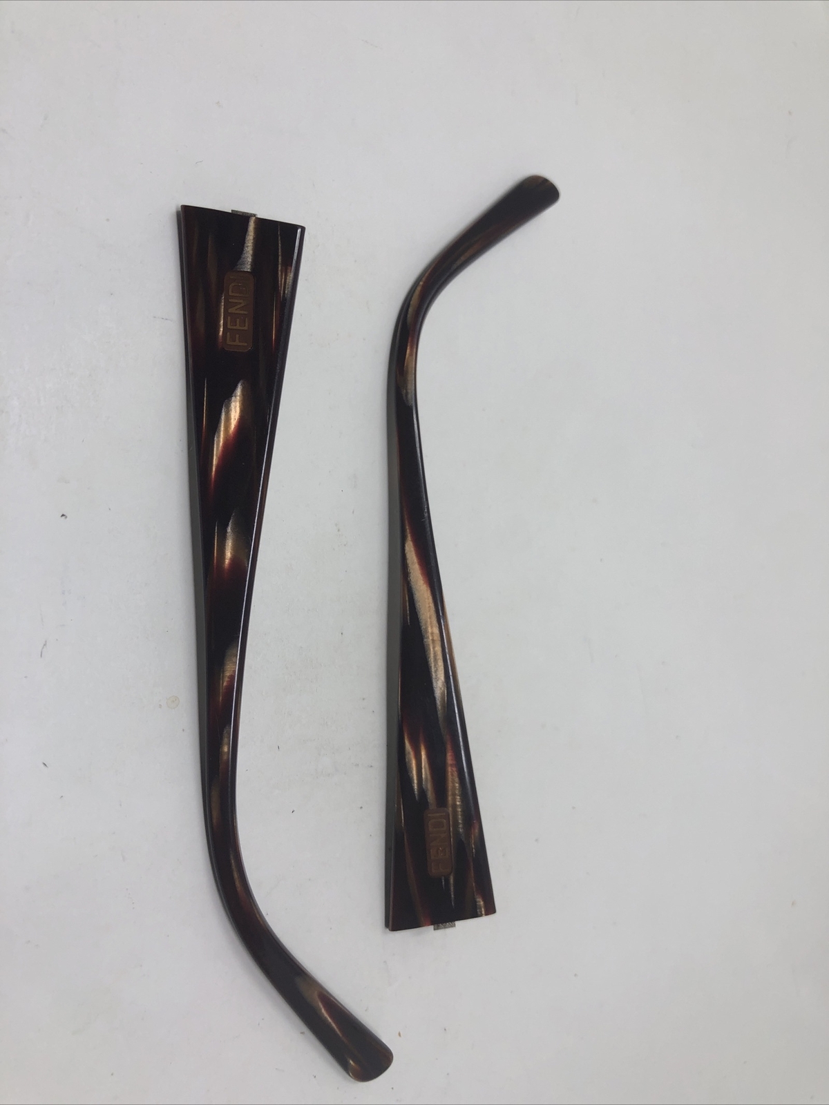 FENDI F603 210 140mm BROWN ITALY TEMPLE ARM PARTS Z841