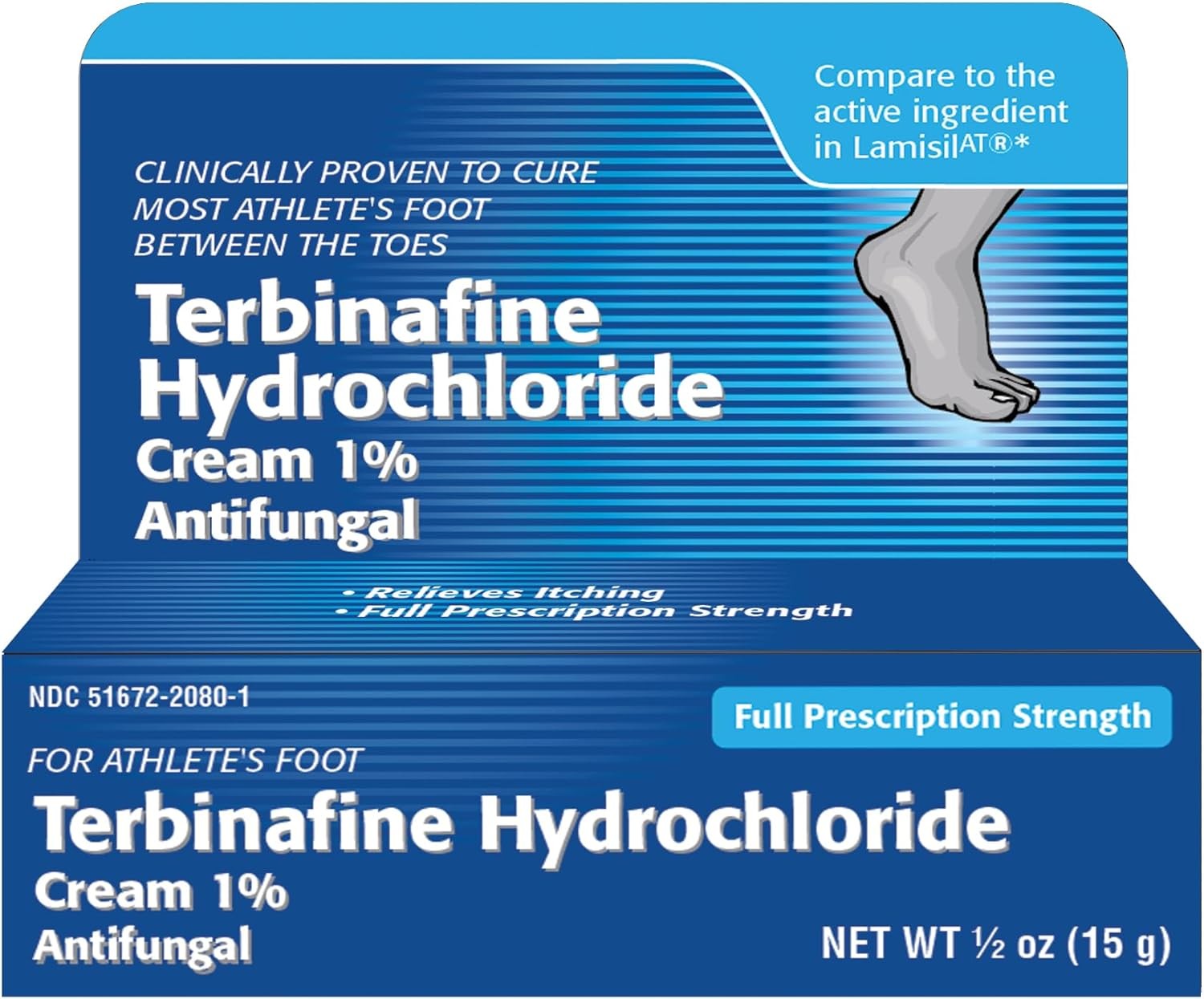 TARO Terbinafine Hydrochloride antifungal Cream 1% – Athletes Foot Cream Extra S