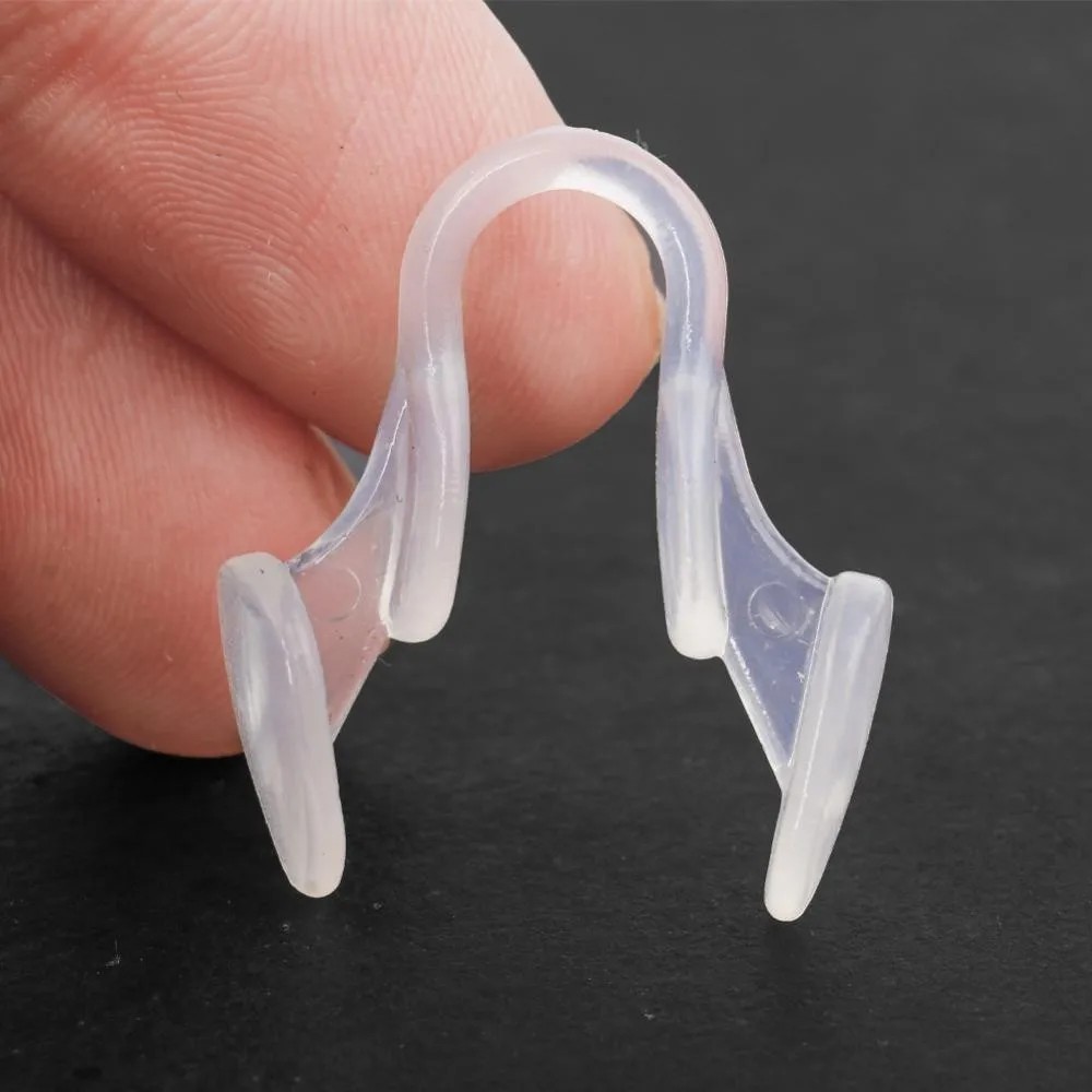 Silicone Nose Clip Anti Snoring Nasal Dilator Stop Aid Easy Breathe for Sleeping