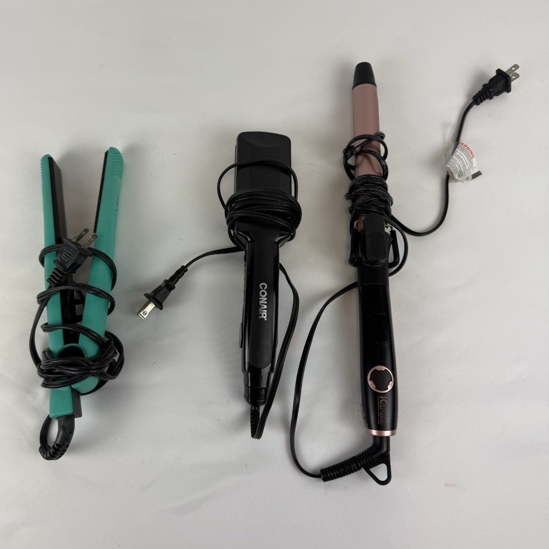 Conair Black Electric Curling Iron/Wand Hair Styling Tool for Unisex Adults