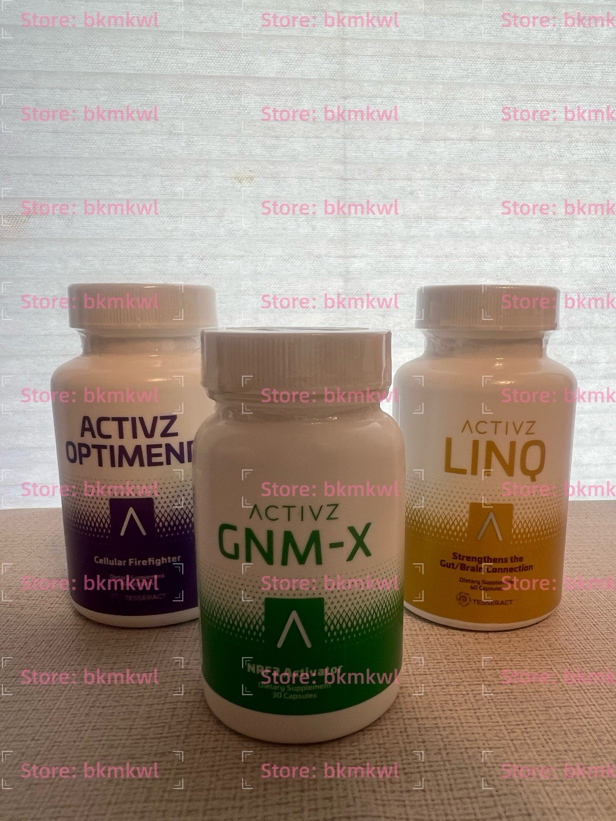Authentic ACTIVZ TRIFECTA 3 bottle set: 1 GNMX + 1 LINQ + 1 OPTIMEND, ACTIVE