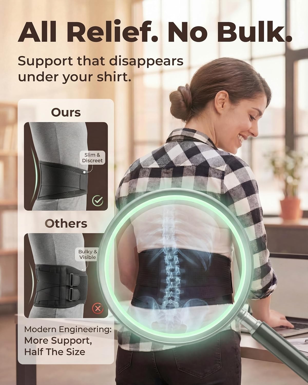 Lightweight Back Brace for Scoliosis – Adjustable Support with 100% Satisfaction