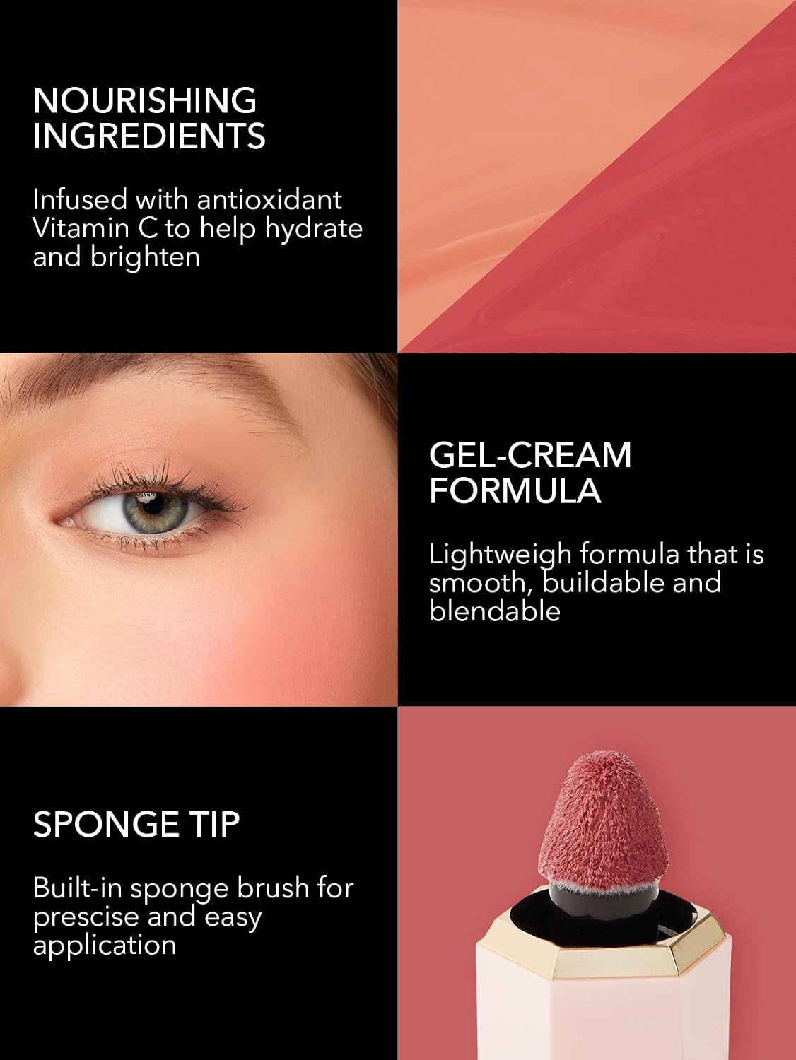 SHEGLAM Color Bloom Liquid Blush Makeup for Cheeks Matte Finish-Love Cake