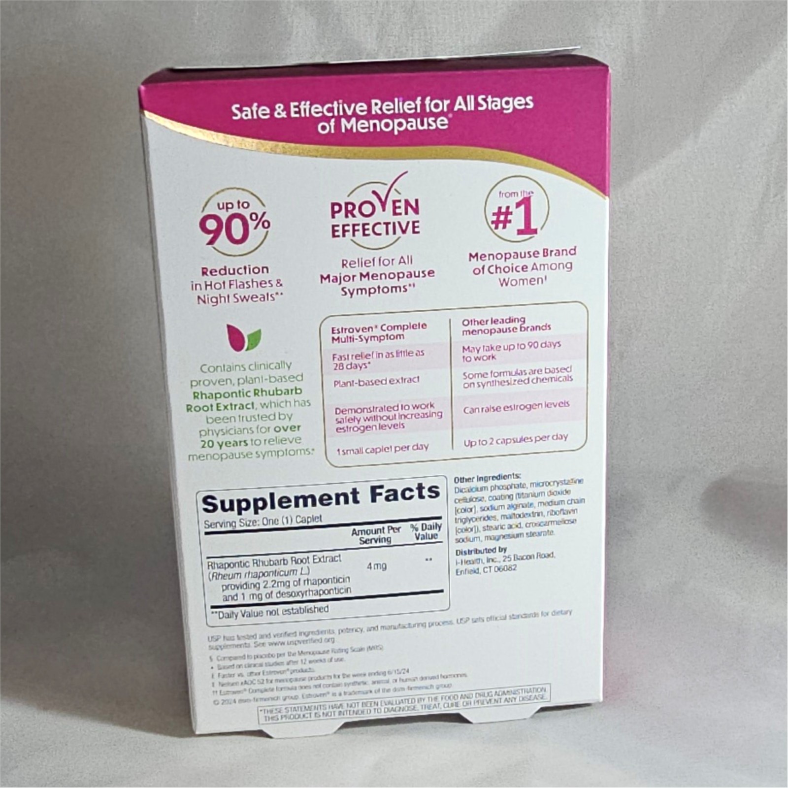 Estroven Complete Multi-Symptom Menopause Relief, 84 Caplets EXP 12/2025