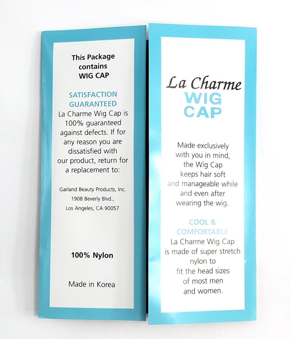 La Charme Nylon Wig Cap 3 Pack Black One Size Fits All Made in Korea FREE SHIP