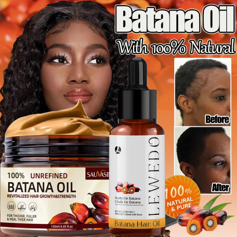 Batana Oil For Hair Growth Hair Loss Treatment Pure Natural Botana Oil Cream US