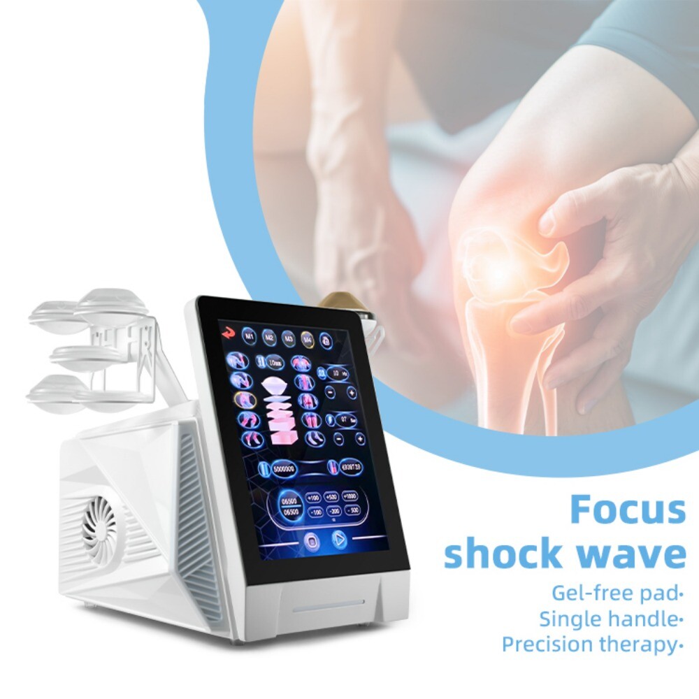 Piezo Wave ESWT Focused Shockwave Therapy Machine for Physio Pain Rehibilitation