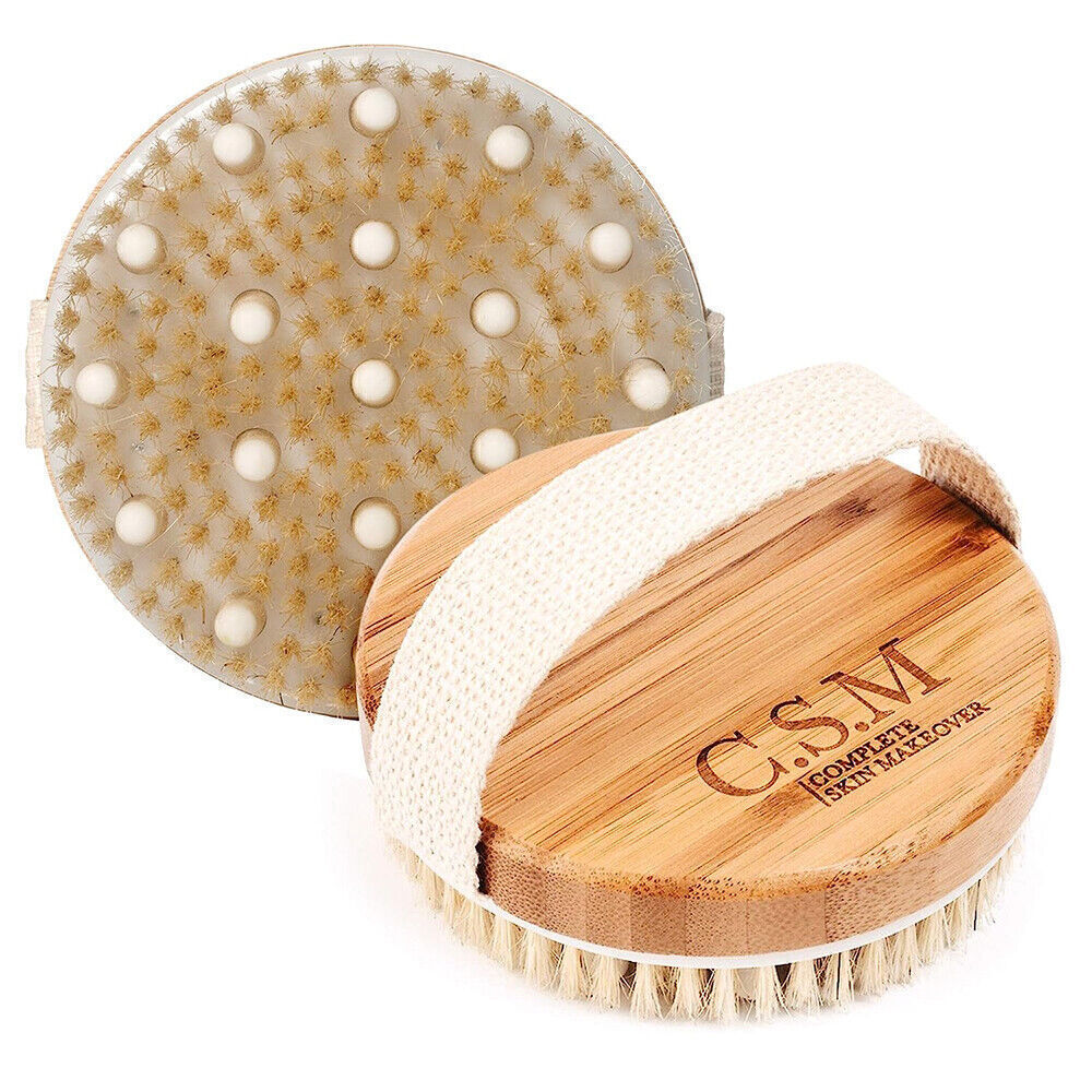 For Cellulite Lymphatic Drainage Dry Brushing Body Brush-Round Exfoliating Brush