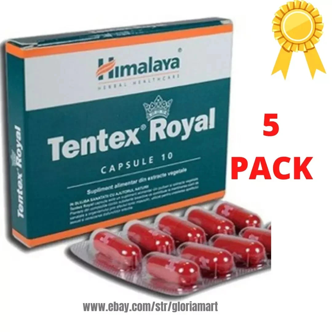5 X Himalaya Tentex Royal 50 Capsules BEST PRICE
