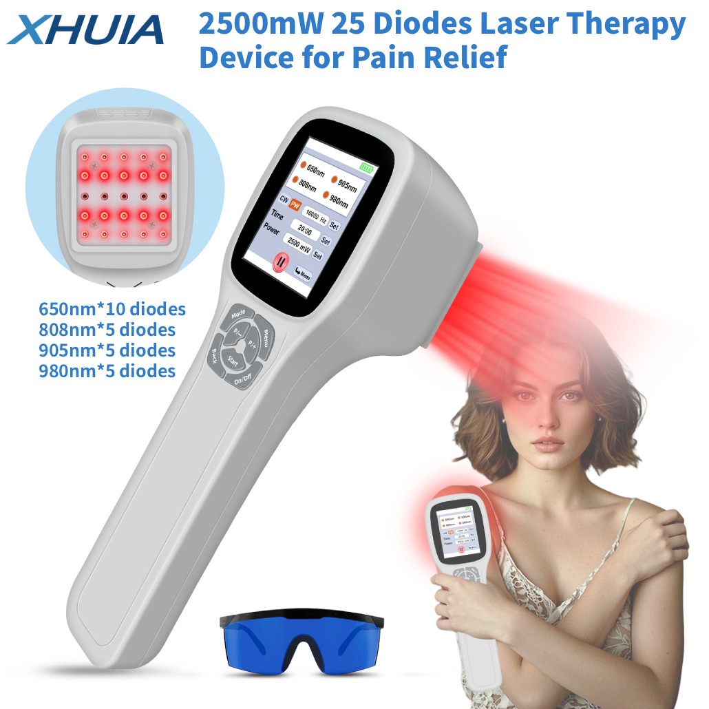 2500mW Low Level Laser Therapy for Pain Relief 5x980nm+5x905nm+5x808nm+10x650nm