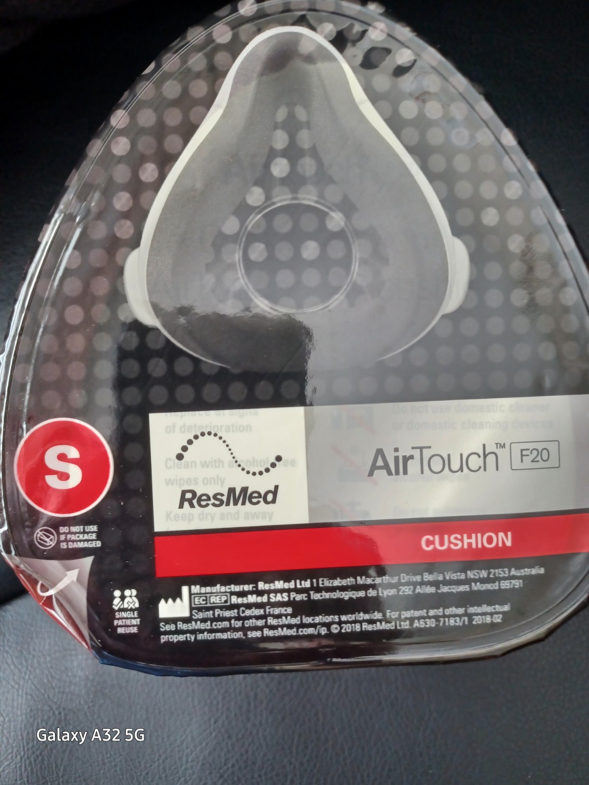 4 Brand New ResMed AirTouch F20 Cushion size Small New in Pack #63028