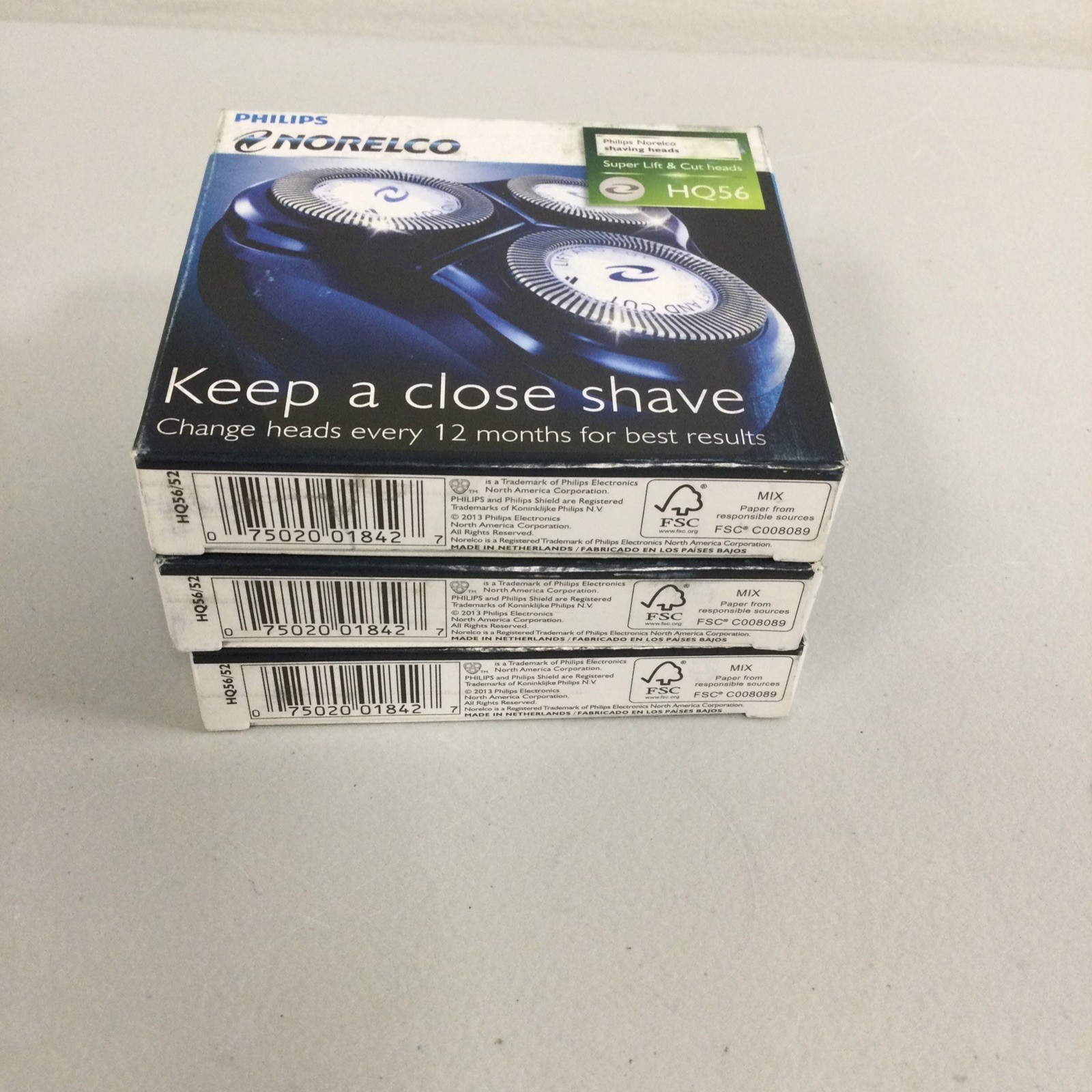 3 Pack PHILIPS NORELCO HQ 56/52 (Read)