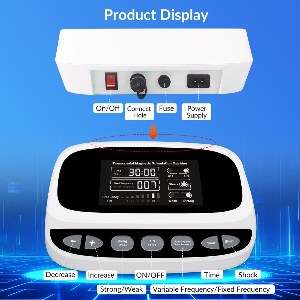 rTMS Brain Therapy Machine for Depression PTSD Migraine Stroke and Parkinsons