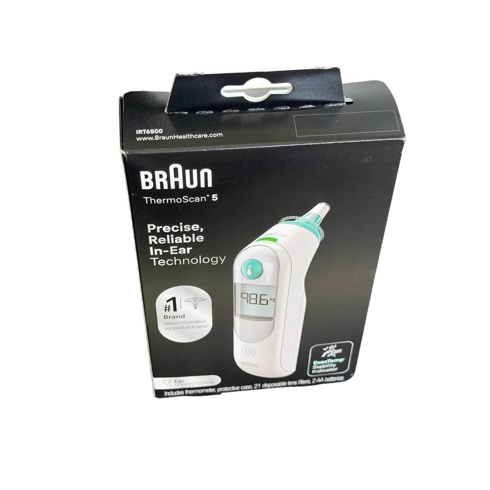 Braun ThermoScan 5 IRT6500 Ear Thermometer Infant Adult Digital Brand New