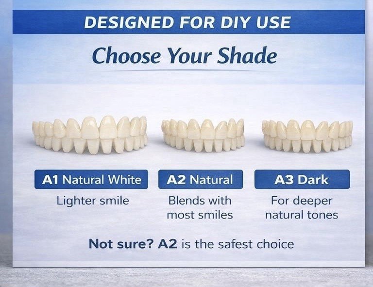 DIY Denture Kit Make Your Own Teeth At Home Complete Kit Full Partial A1 A2 A3