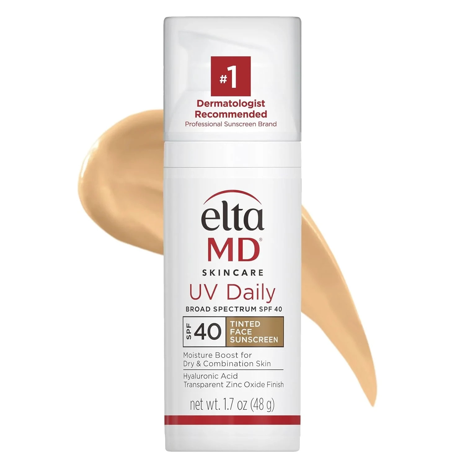 Elta MD UV Clear TINTED Face Sunscreen SPF 46 | Oil-free 1.7oz Pump