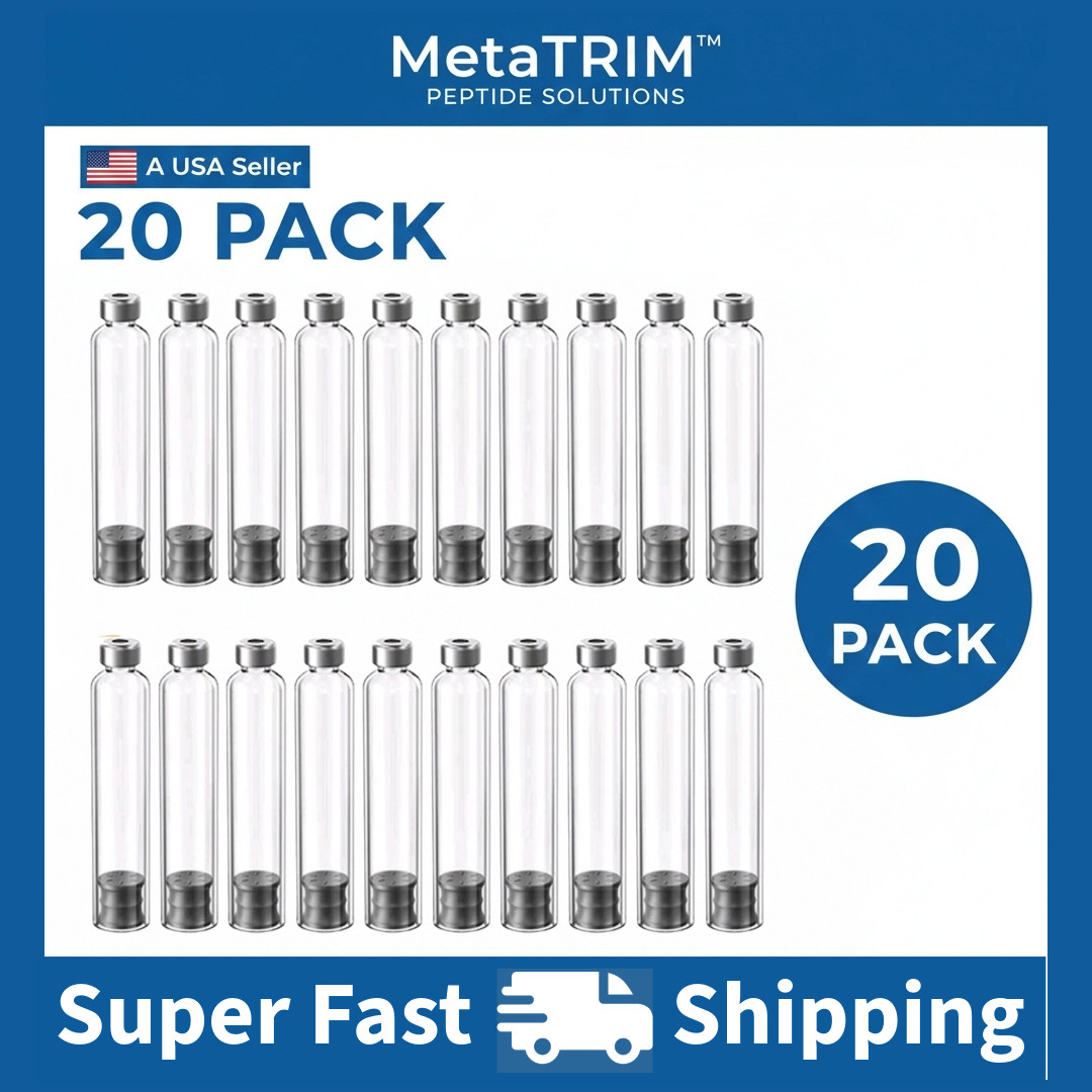 10 20 or 30 lot Sterile Glass Peptide Cartridges for Injection Pens – 3ml Vials