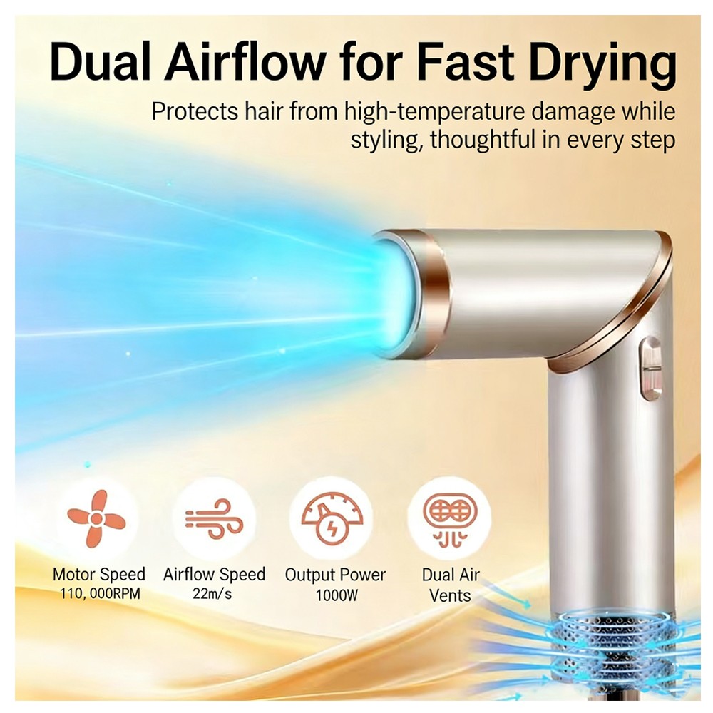 5 in 1 Blow Dryer Brush, Upgrade Hair Dryer Brush Set Negative Ion Air Styler