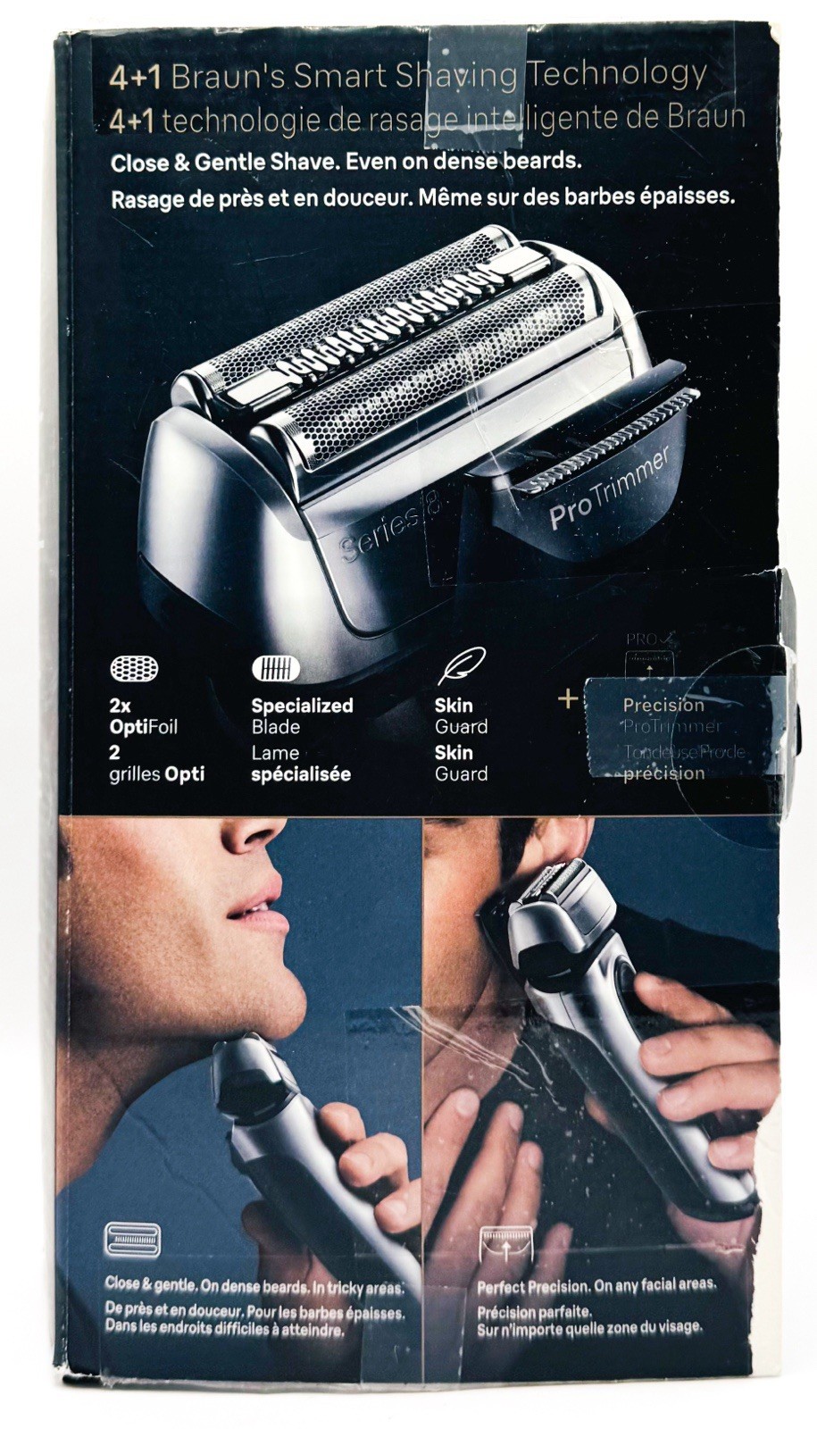 Braun Series 8 8517s Electric Shaver W/ Charging Stand & Carrying Case – Read