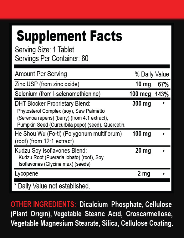 hair growth vitamins – DHT BLOCKER HAIR FORMULA – saw palmetto for hair loss 3B