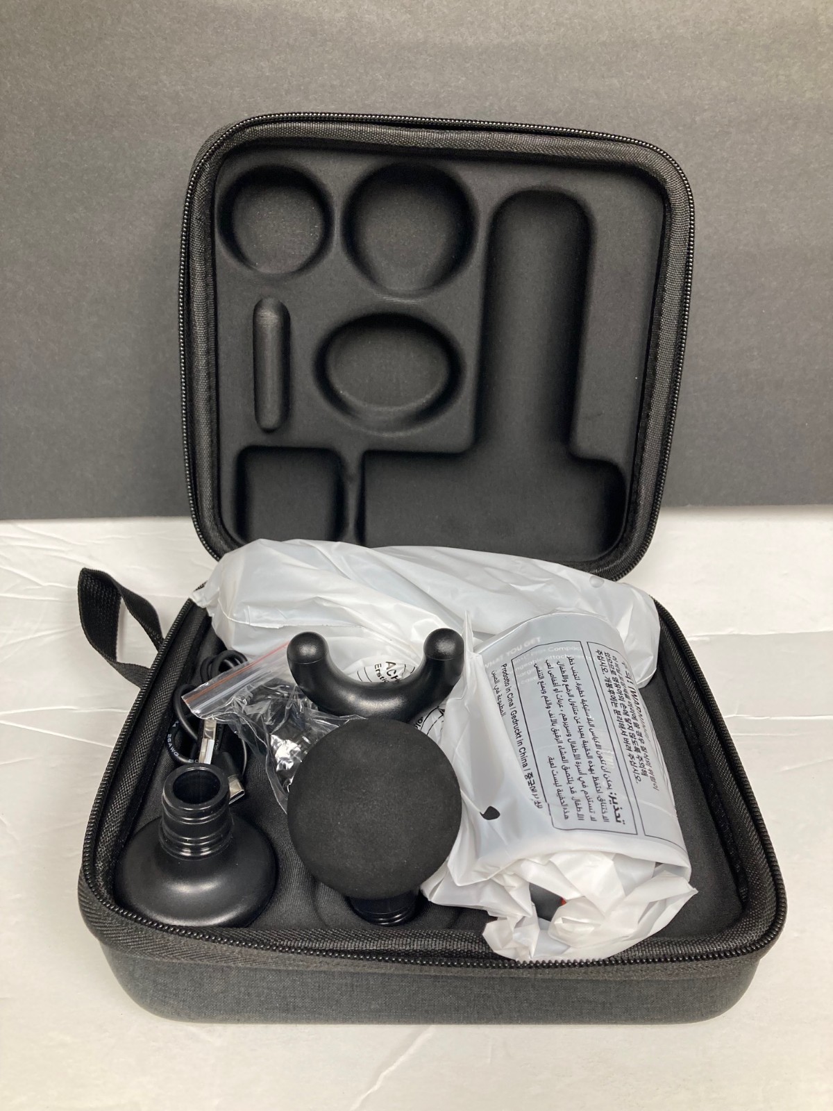 Sharper Image Powerboost Pro + Compact, 3 Accessories and Cary Case, Black