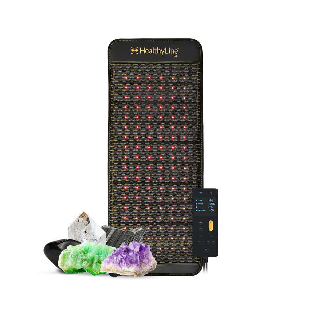 HealthyLine Jet PEMF Mat – Far Infrared Heating Pad with Gemstones 60″ x 24″