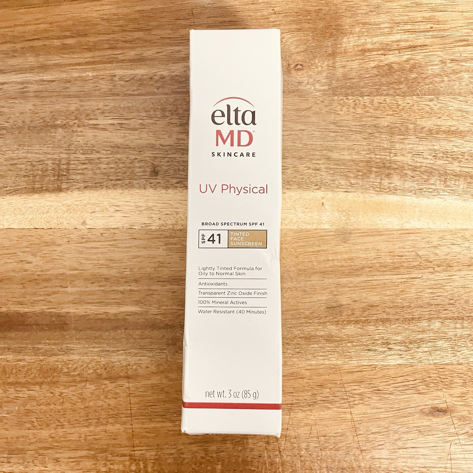 Elta Md UV Physical Broad-Spectrum SPF 41 Tinted 3 oz EXP 10/2026