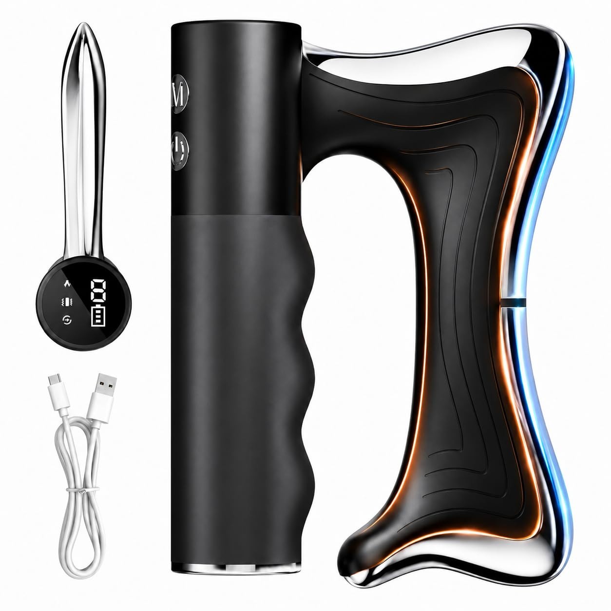 Cordless Full Body Contour Device – Adjustable Heat Scraping Tool for Muscle Rel