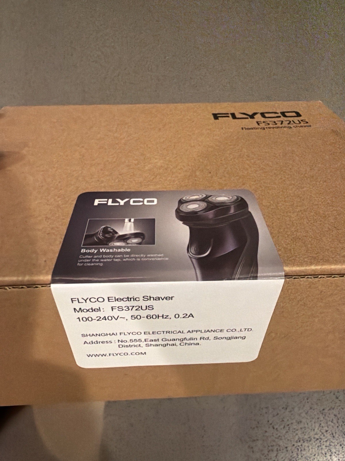 Flyco FS372US Electric Shaver with 3D Floating Heads New and Sealed