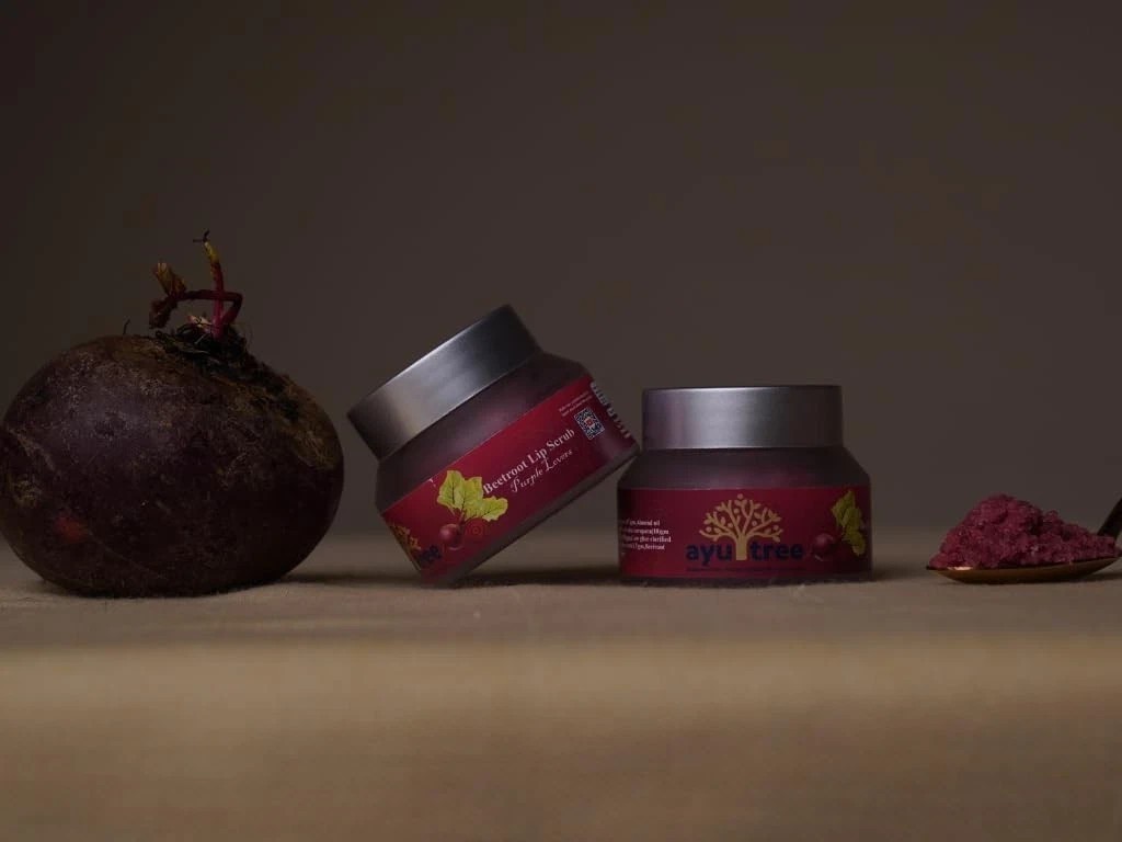 Ayutree Beetroot Lip Scrub For Dark Lips 50gm