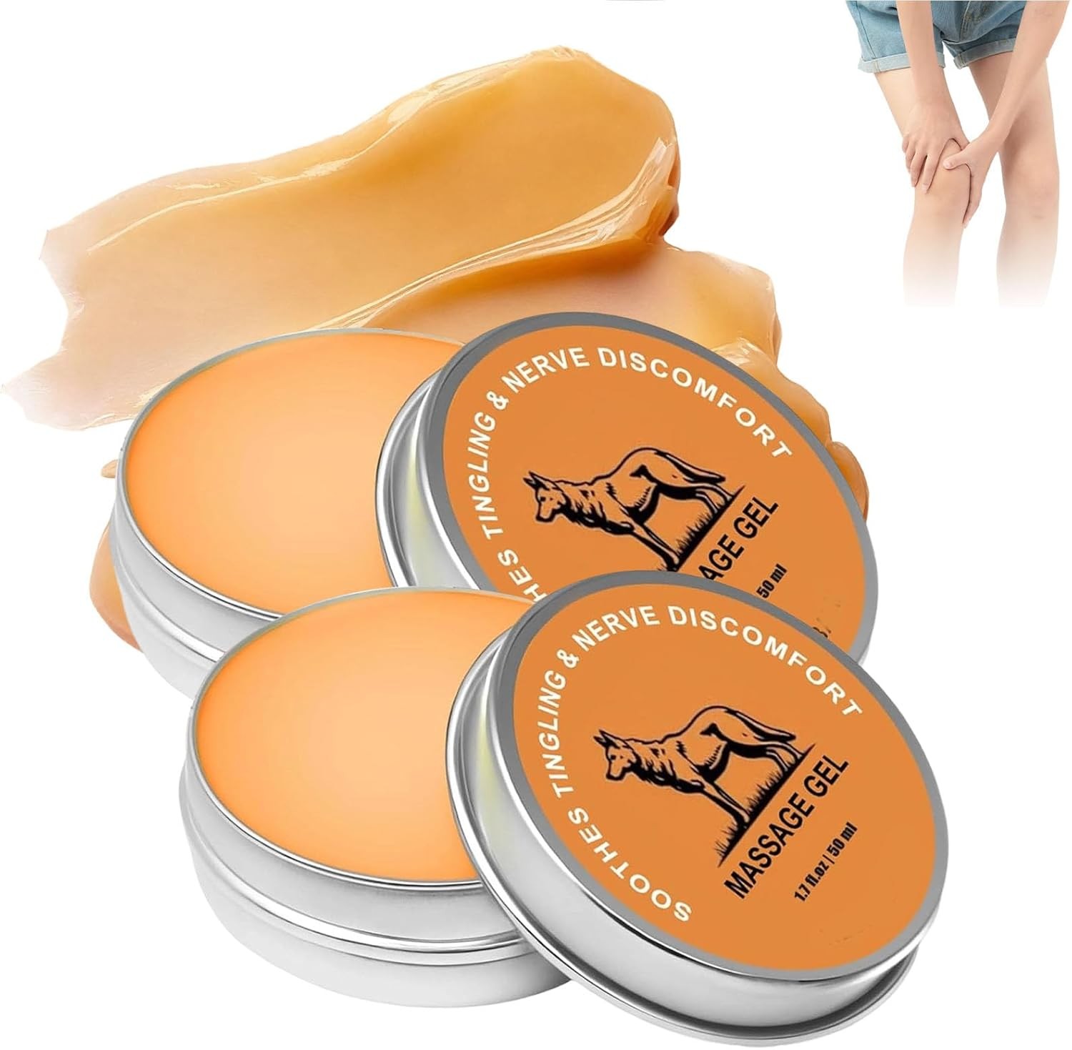 2 PCS Nerve Balm for Neuropathy, Joint Care Cooling Soothing Massage Neuro Cream