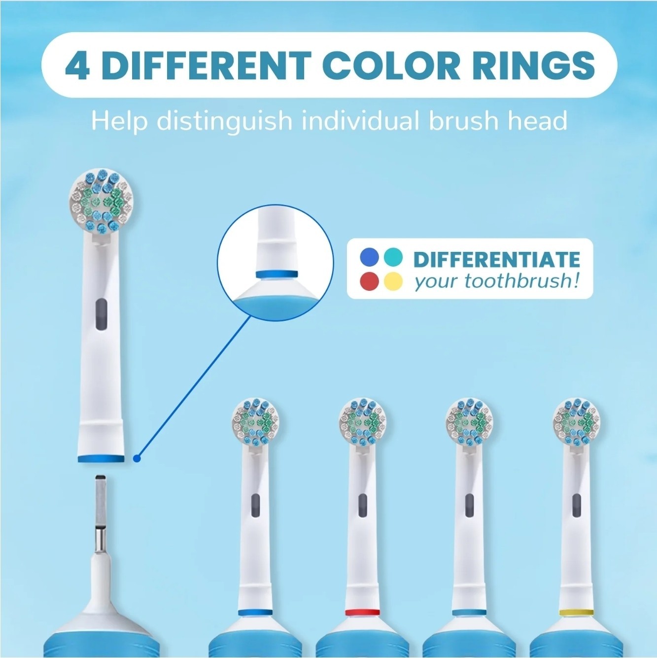 Genkent Replacement Toothbrush Heads Oral-B compatible 24 pack…. CP
