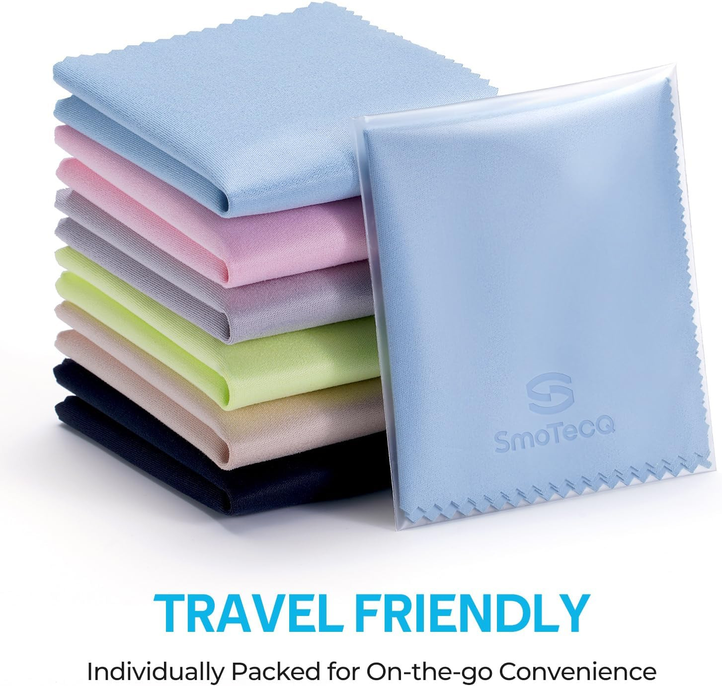 12 Pack Microfiber Lens Cleaning Cloths – Ultra-Soft, Scratch-Free Eyeglass Clot