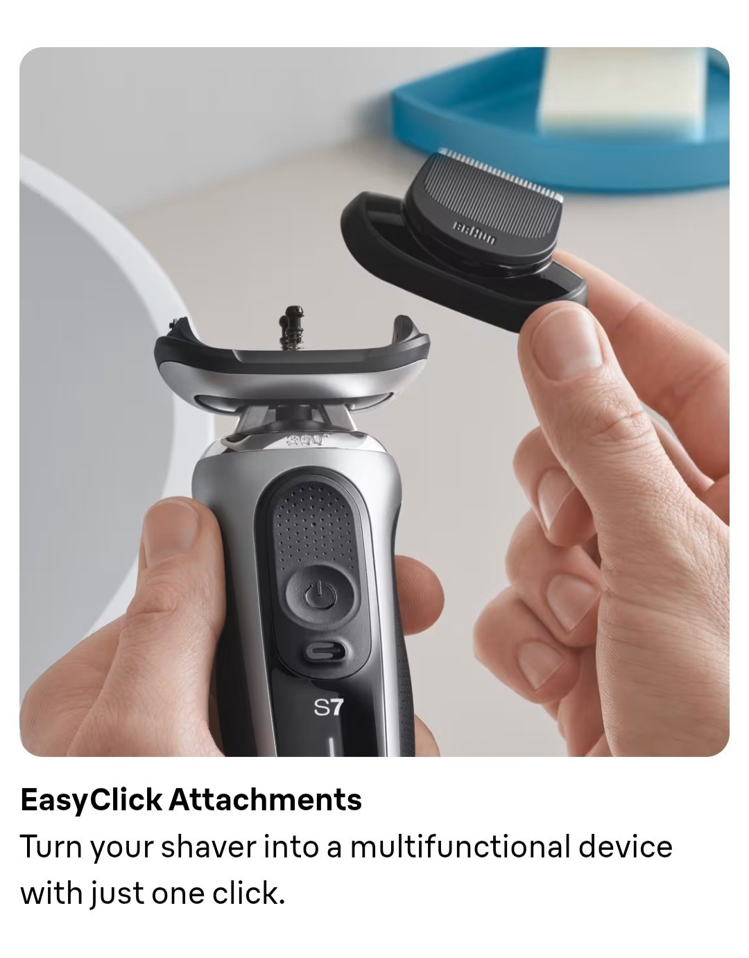 Braun Series 7 7189cc Electric Razor Shaver Kit for Men