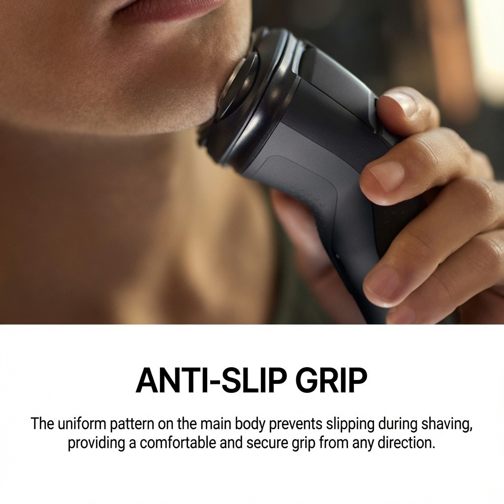 Philips 3000X Series X3001/00 Wet & Dry Electric Shaver Deep Black (New)