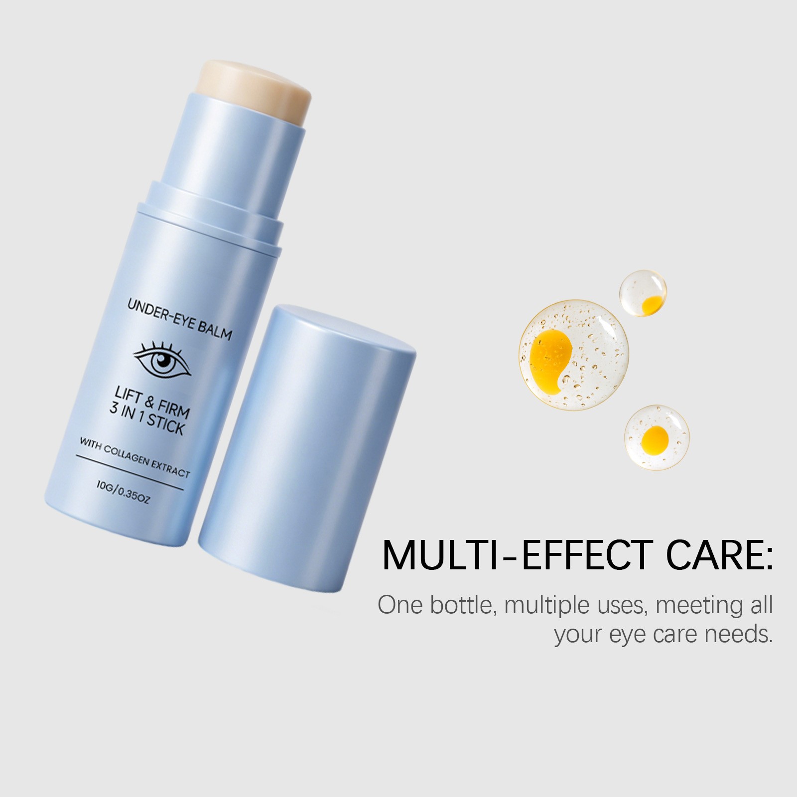 Korean Under Eye Balm Stick, Collagen Hydrating, Firming for Fine Lines