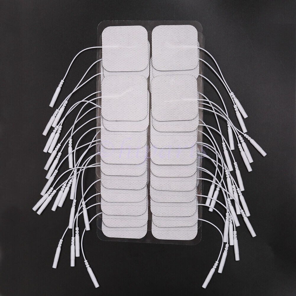 40 Tens Electrode Pads EMS Replacement Unit 7000 3000 2×2 Muscle Stimulator Bulk