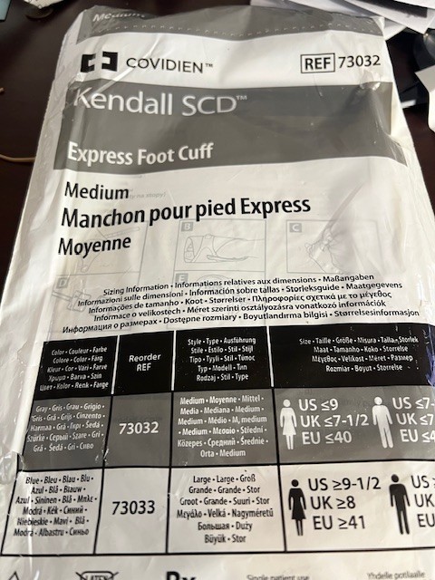 KENDALL REF 73032 EXPRESS FOOT CUFF MEDIUM