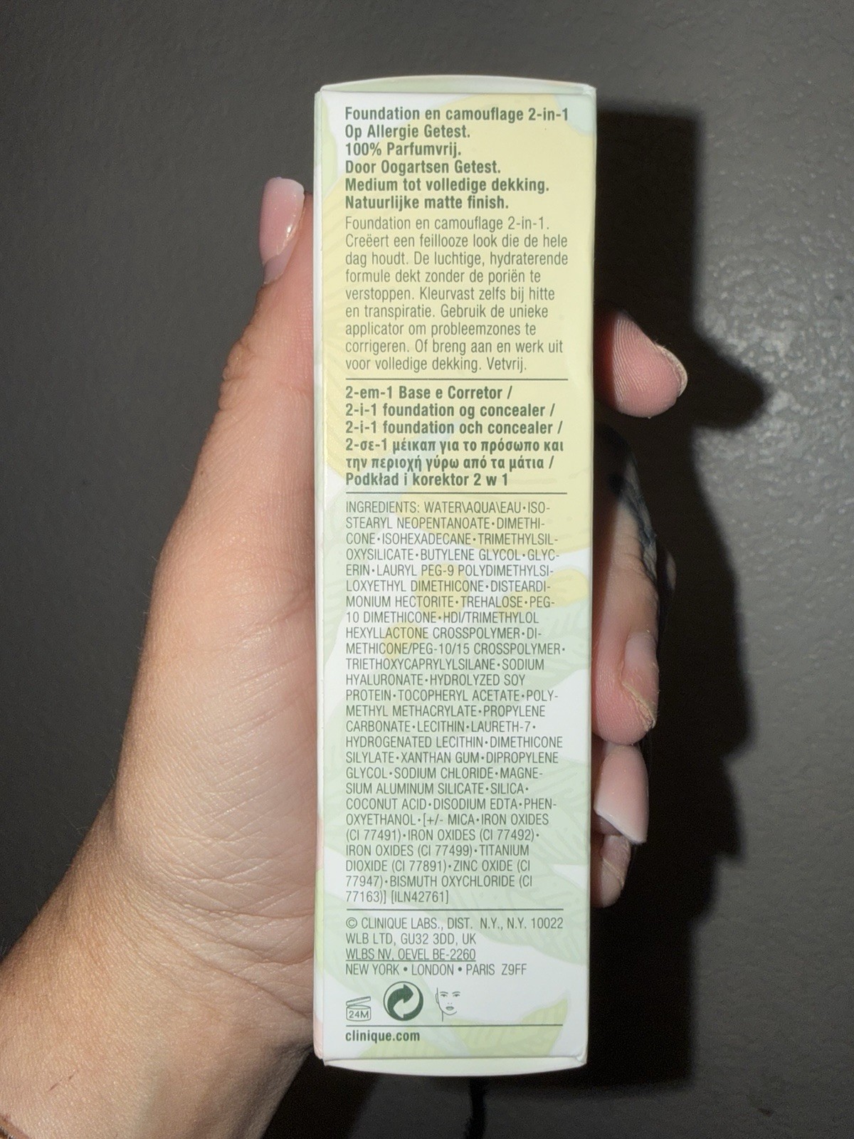 Clinique Beyond Perfecting Foundation + Concealer WN01 Flax 2-in-1