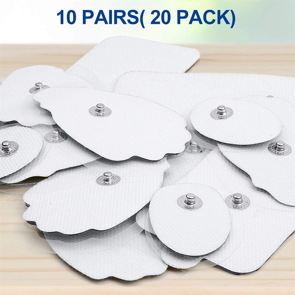 40Pcs Tens Electrode Pads Replacement Massager Pads Self-Adhesive Reusable