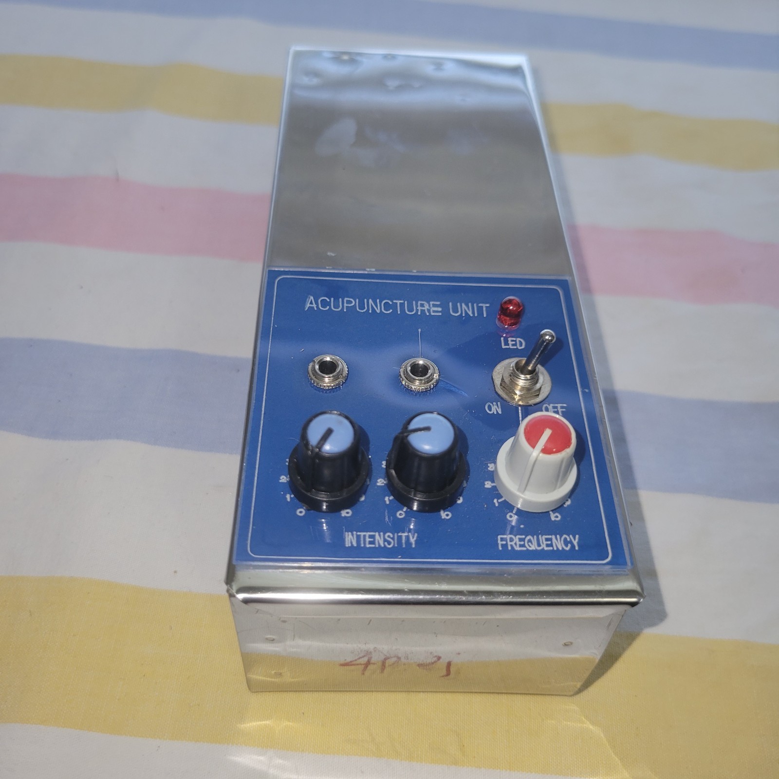 Vintage Electronic Acupuncture Unit Dual Output Intensity Frequency Control
