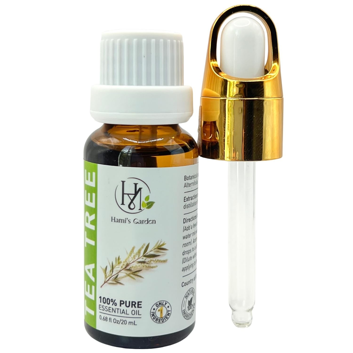 100% Pure Tea Tree Essential Oil – Premium Grade for Skin Care, Massage & Diffus