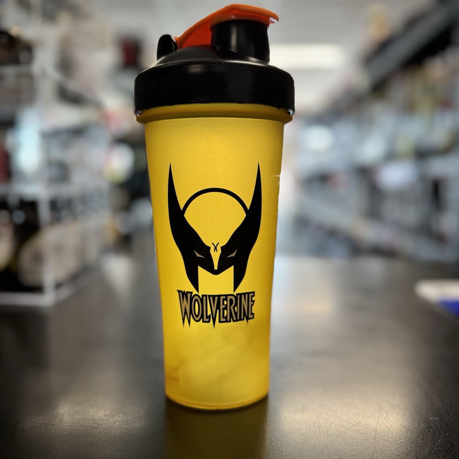 Marvel Wolverine Logan Shaker W/Blender Ball and Coil 24oz *New* FREE SHIPPING!
