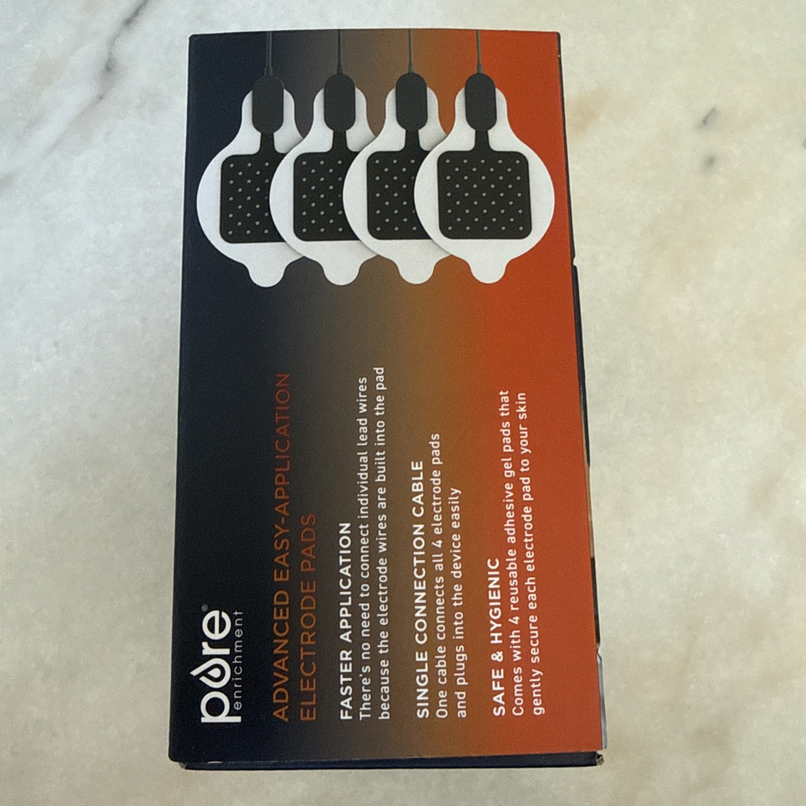 New OPEN BOX Pure Enrichment PurePulse Trio TENS EMS + Heat Muscle Stimulator