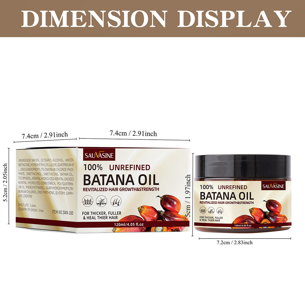 Batana Oil For Hair Growth Hair Loss Treatment Pure Natural Botana Oil Cream US