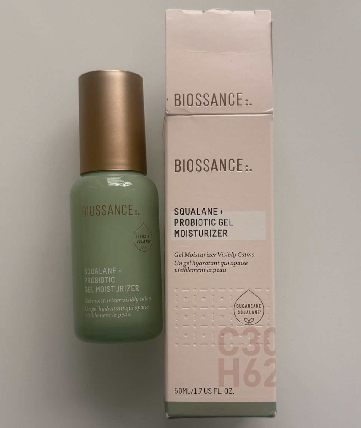 Biossance Squalane + Probiotic Gel Moisturizer Vegan Fragrance-Free 50 mL