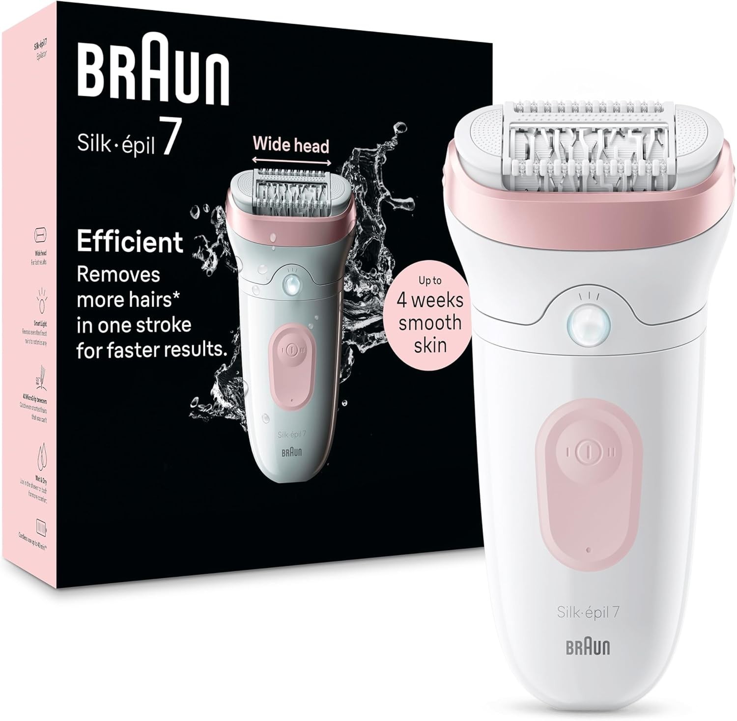 Braun Silk-épil 7 Women’s Epilator, Electric Epilator