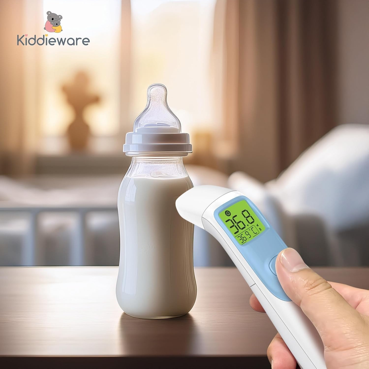Digital Ear and Forehead Thermometer for Infants to Adults Instant Read