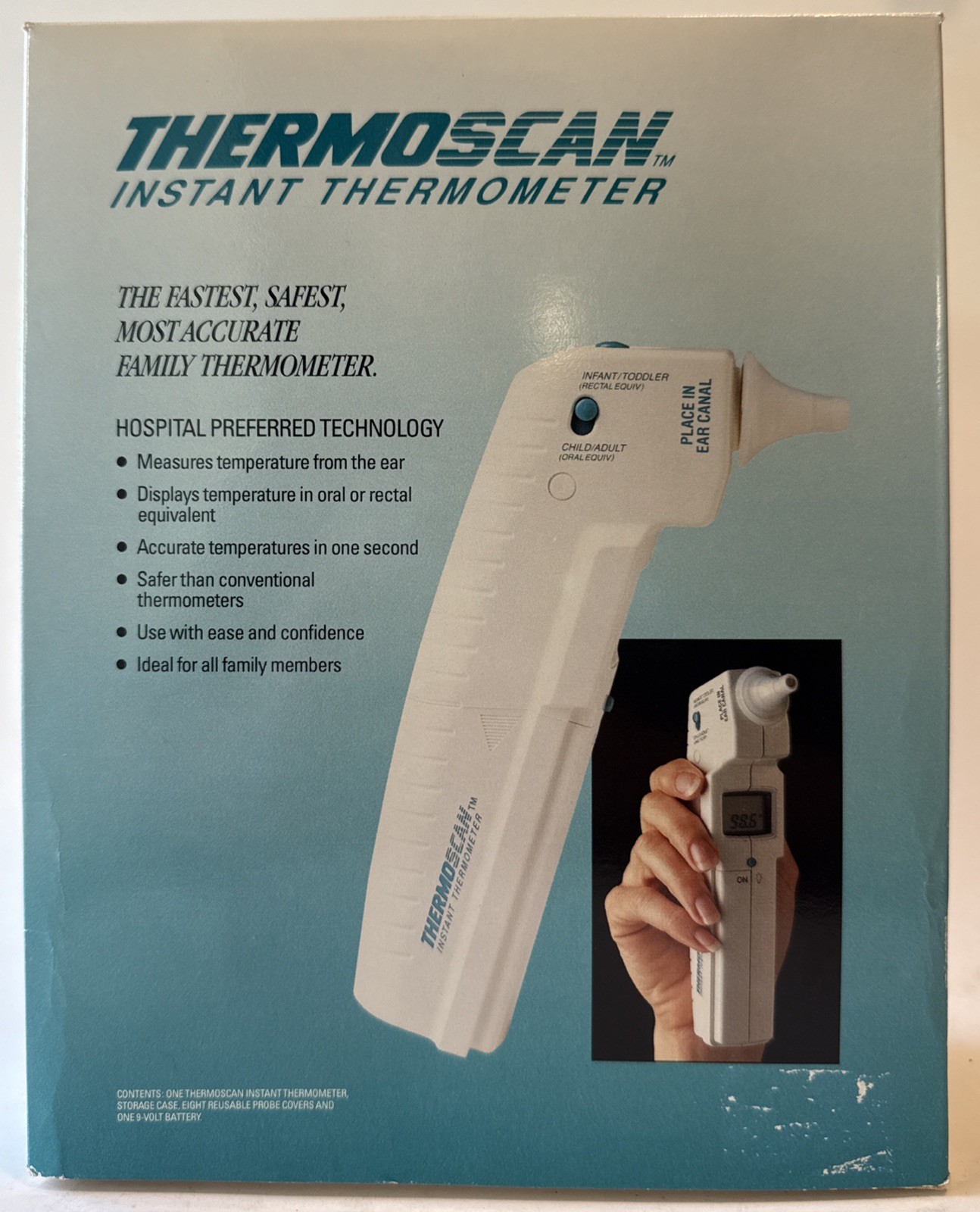 Thermoscan Inc. Instant Thermometer Vintage 1992 – Brand New