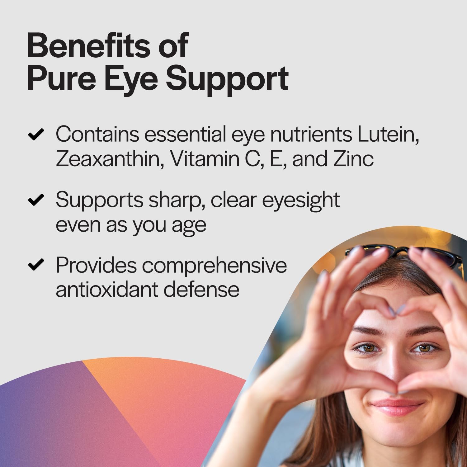 PureFormulas Pure Eye Support | Lutein and Zeaxanthin Supplement – 90 Vegetar…